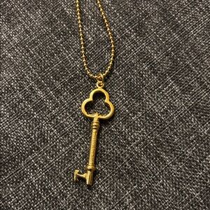 Tiffany & Co. 925 with vermeil coating Key Pendant Necklace